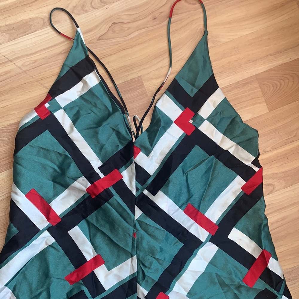 Zara | geometric print top size large - Picture 4 of 6